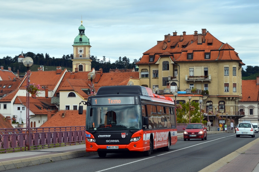 Maribor, Scania Citywide LF CNG # 116