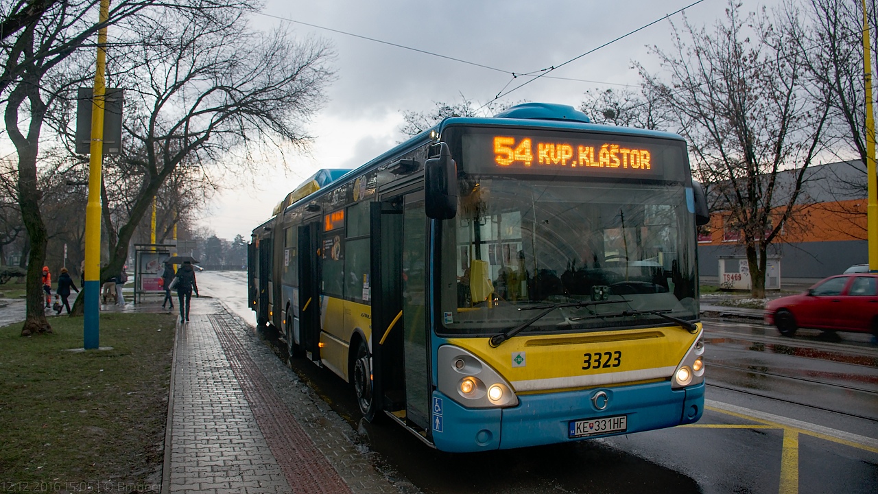 Košice, Irisbus Citelis 18M CNG # 3323