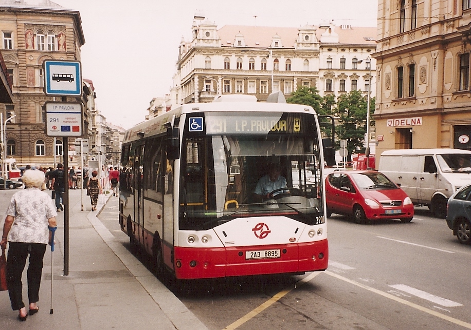 Прага, Ikarus EAG E91.** № 3901
