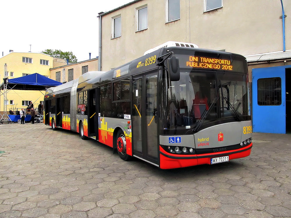 Warschau, Solaris Urbino III 18 Hybrid Nr. 8399