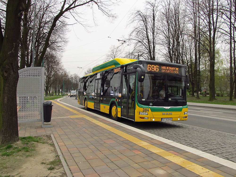 Tychy, MAN A21 Lion's City NL273 CNG No. 384