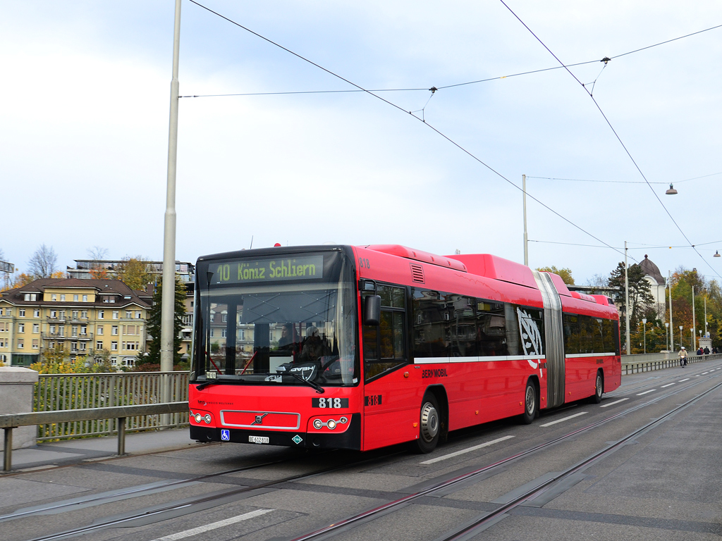 Bern, Volvo 7700A CNG # 818