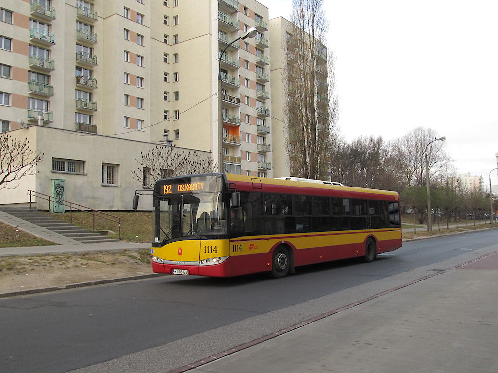 Варшава, Solaris Urbino III 12 № 1114
