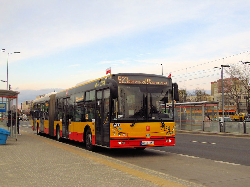 Warsaw, Solbus SM18 LNG № 7334