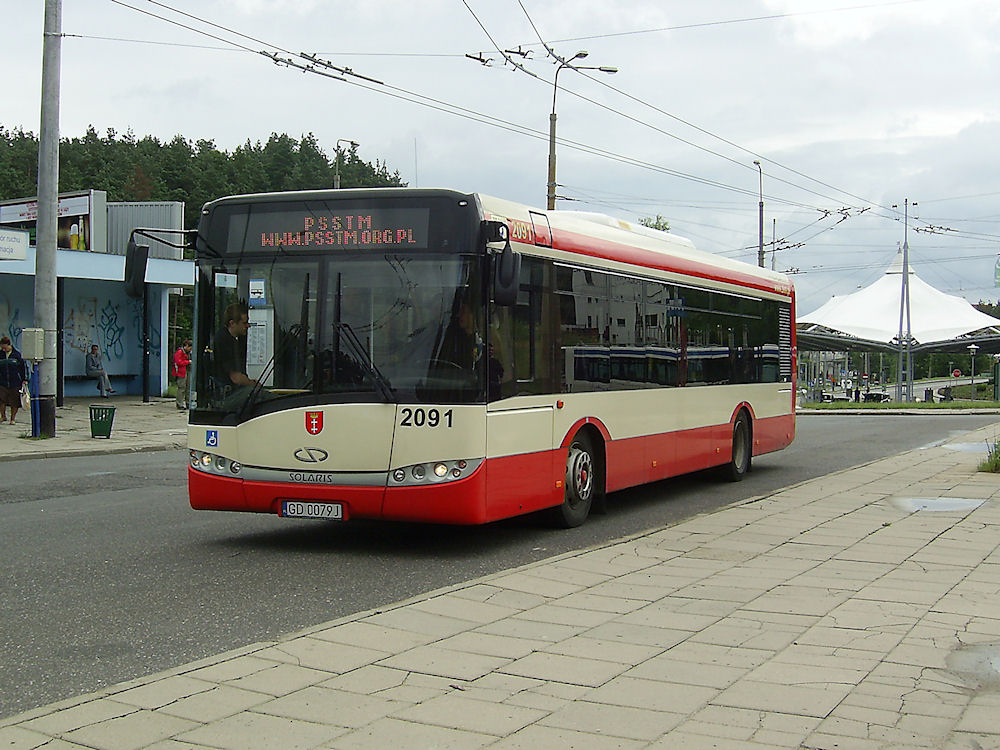 Gdańsk, Solaris Urbino III 12 No. 2091