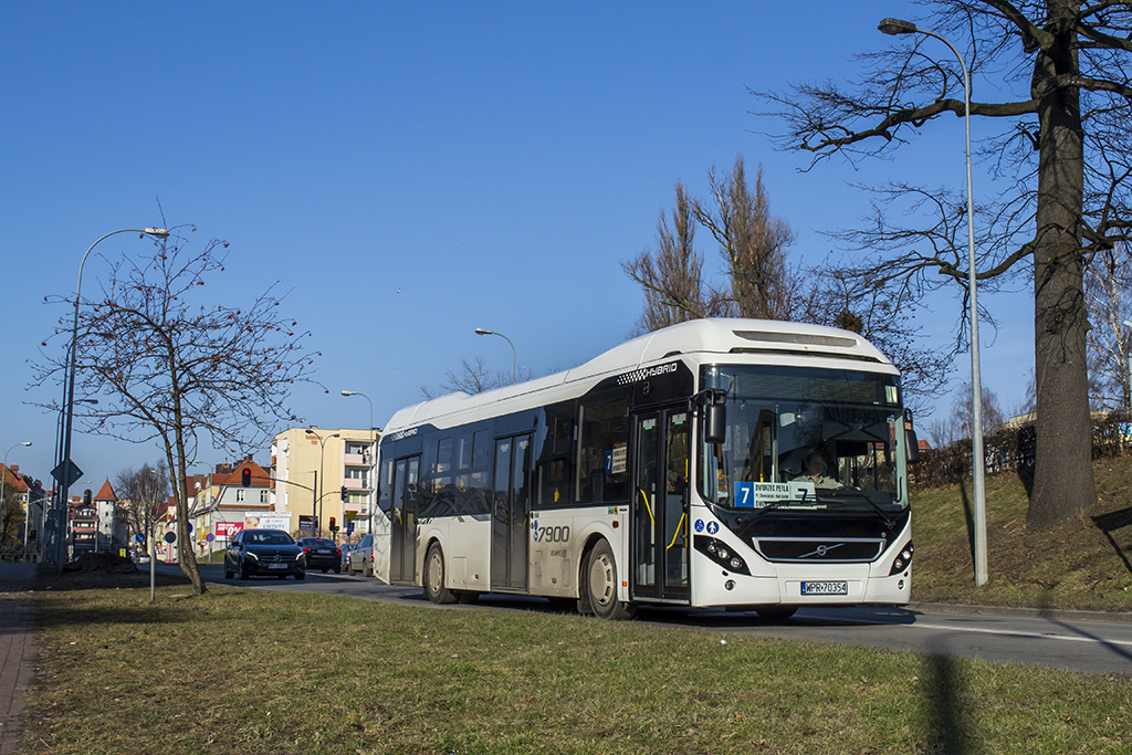 Toruń, Volvo 7900 Hybrid # WPR 70354