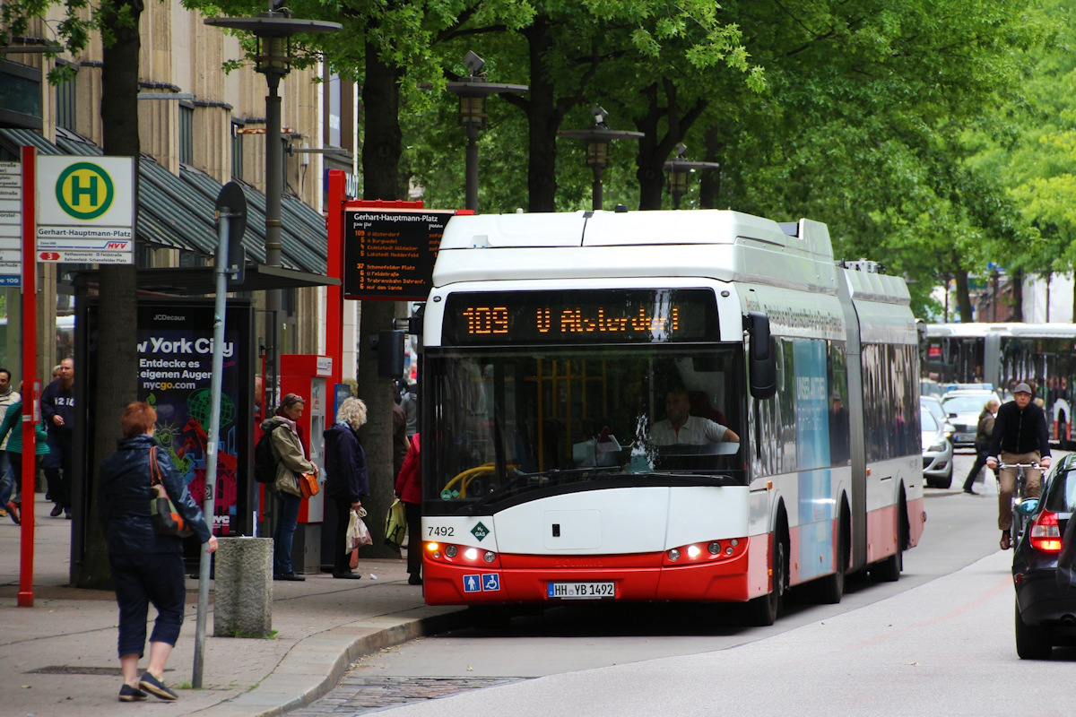 Hamburg, Solaris Urbino III 18,75 electric № 7492