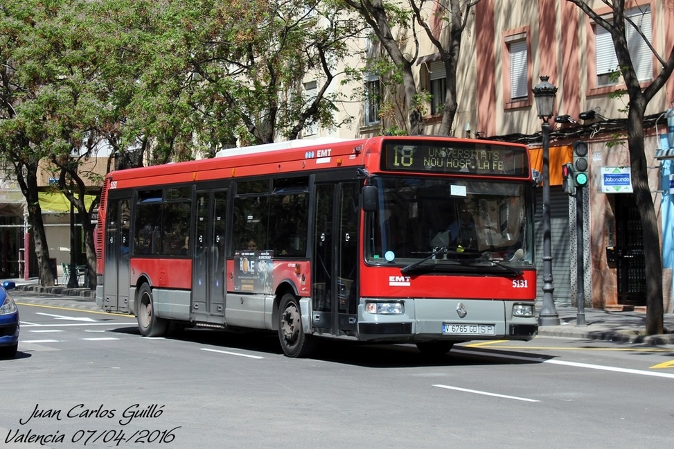 Valencia, Hispano Citybus E (Renault Agora S) # 5131