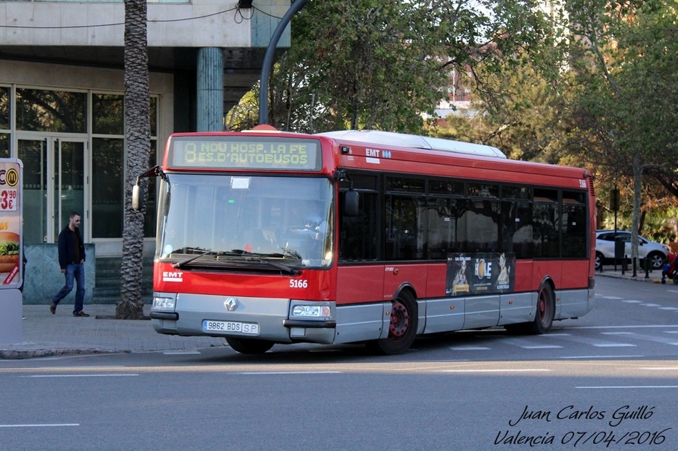 Valencia, Hispano Citybus E (Renault Agora S) # 5166