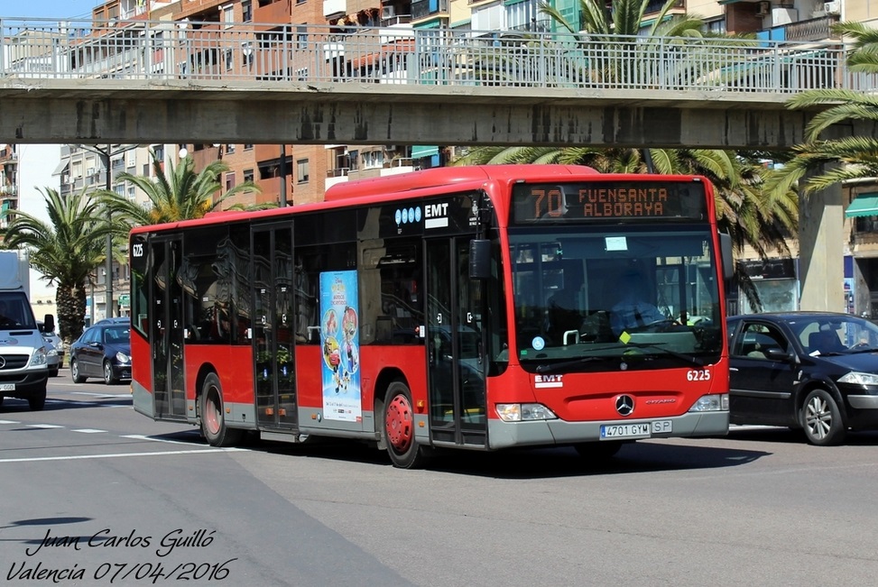 Valencia, Mercedes-Benz O530 Citaro Facelift nr. 6225