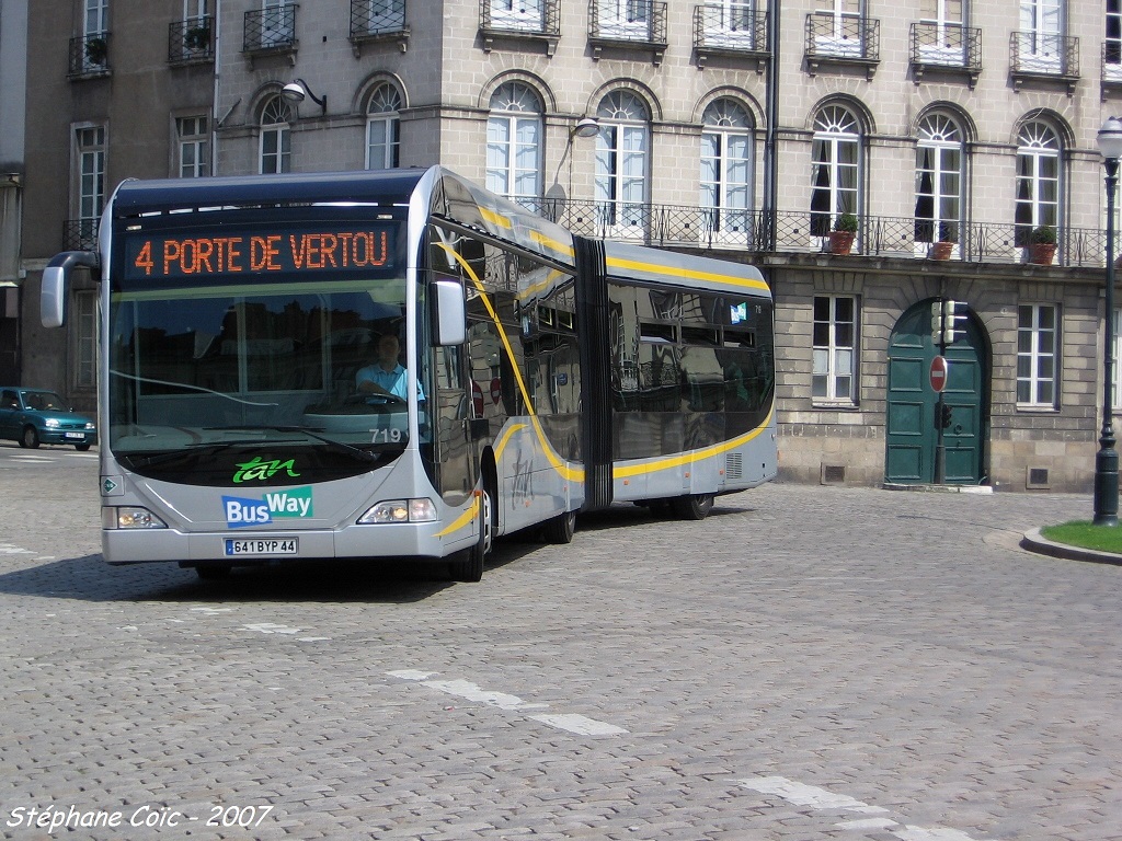 Nantes, Mercedes-Benz O530 Citaro Facelift G BHNS № 719