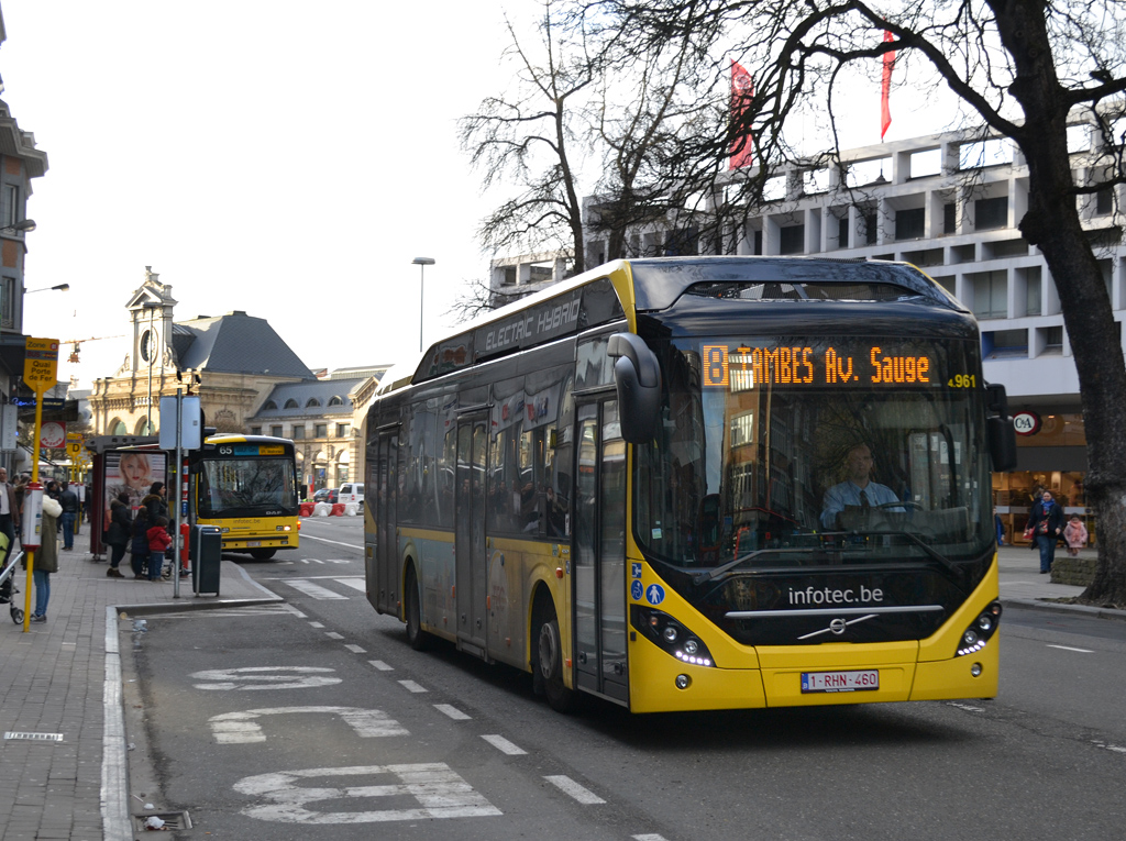 Namur, Volvo 7900 Electric Hybrid # 4961
