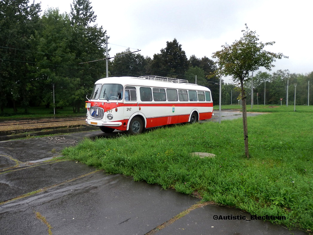 Ostrava, Škoda 706 RTO CAR # 247; Ostrava — 11.9.2014 — Parade to 120th anniversary of Ostrava public transport