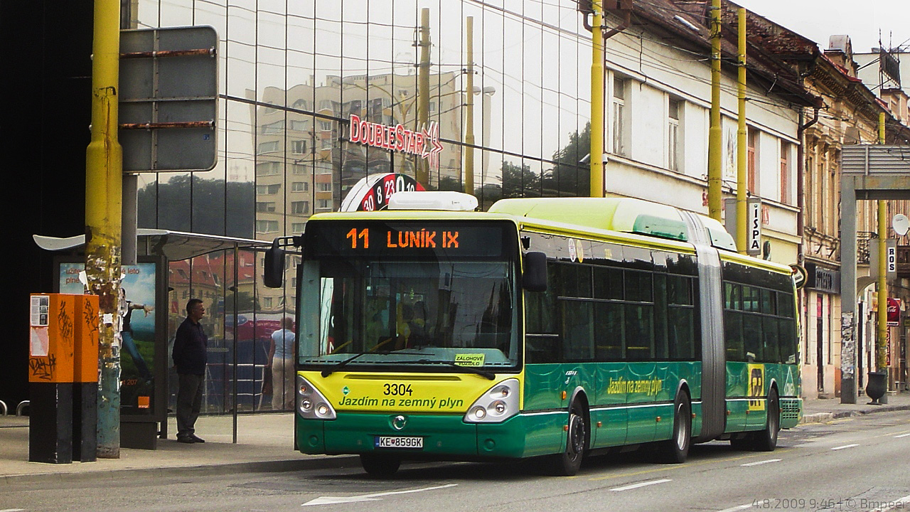 Košice, Irisbus Citelis 18M CNG # 3304