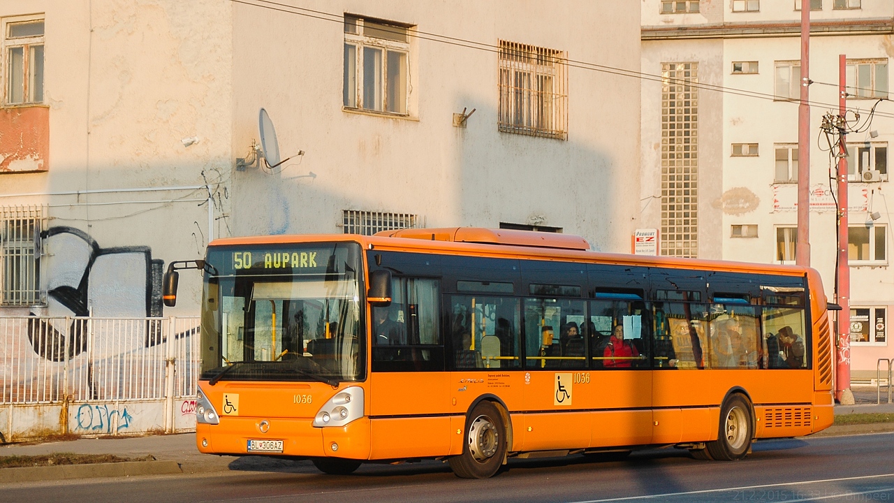 Bratislava, Irisbus Citelis 12M № 1036
