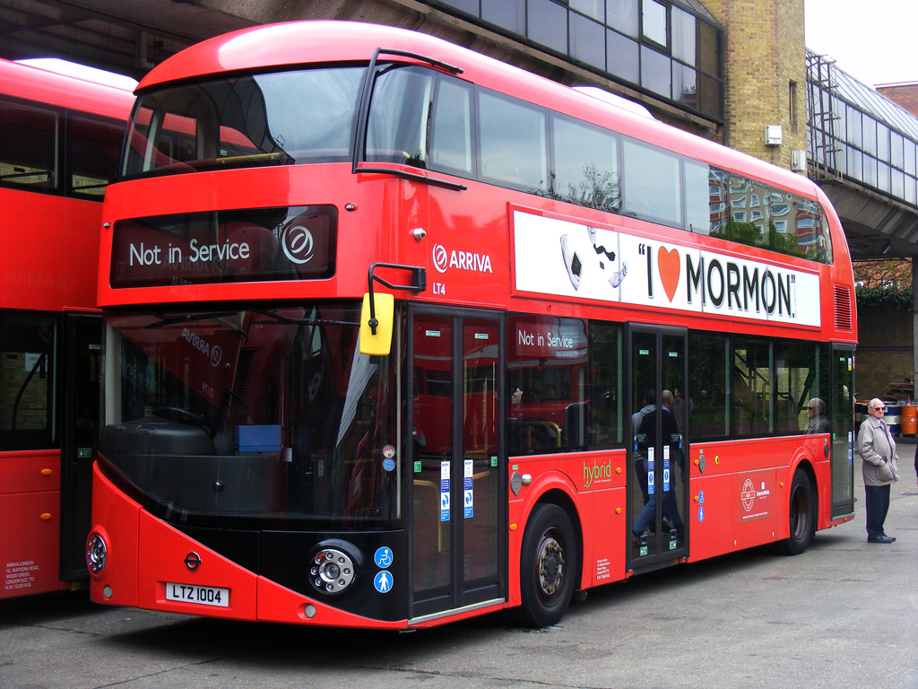 London, Wright New Bus for London # LT4
