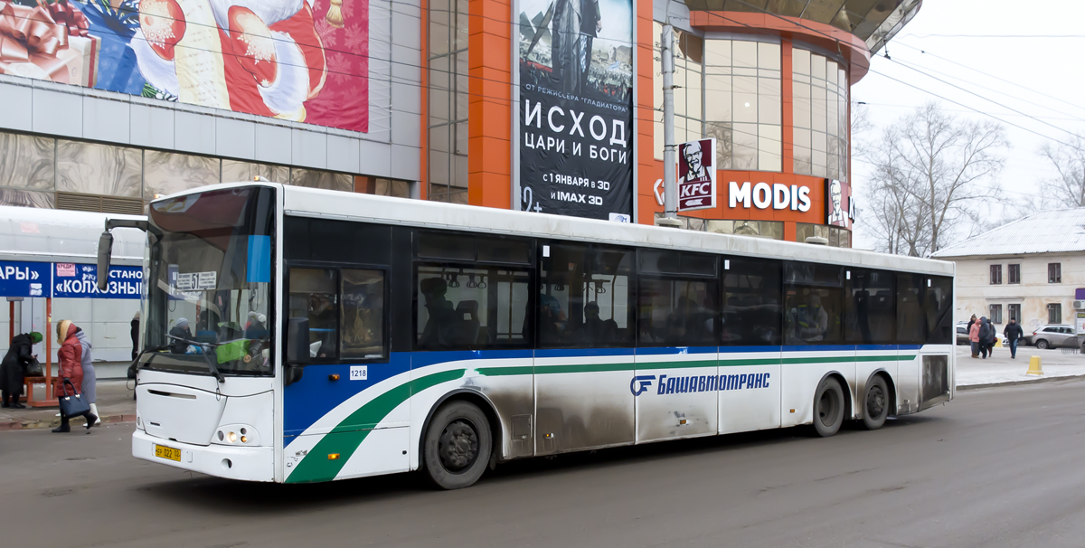 Уфа, VDL-НефАЗ-52998 Transit № 1218