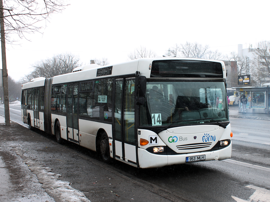 Pärnu, Scania OmniCity CN94UA 6X2/2EB # 953 MLH