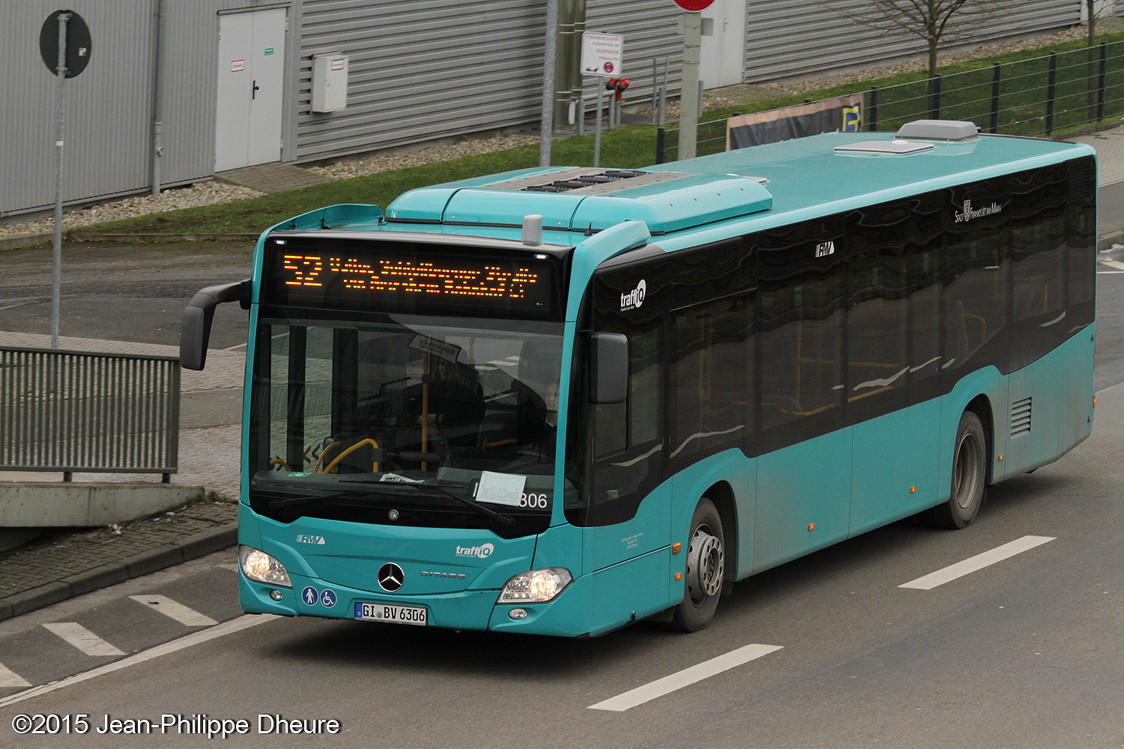 Gießen, Mercedes-Benz Citaro C2 nr. 306