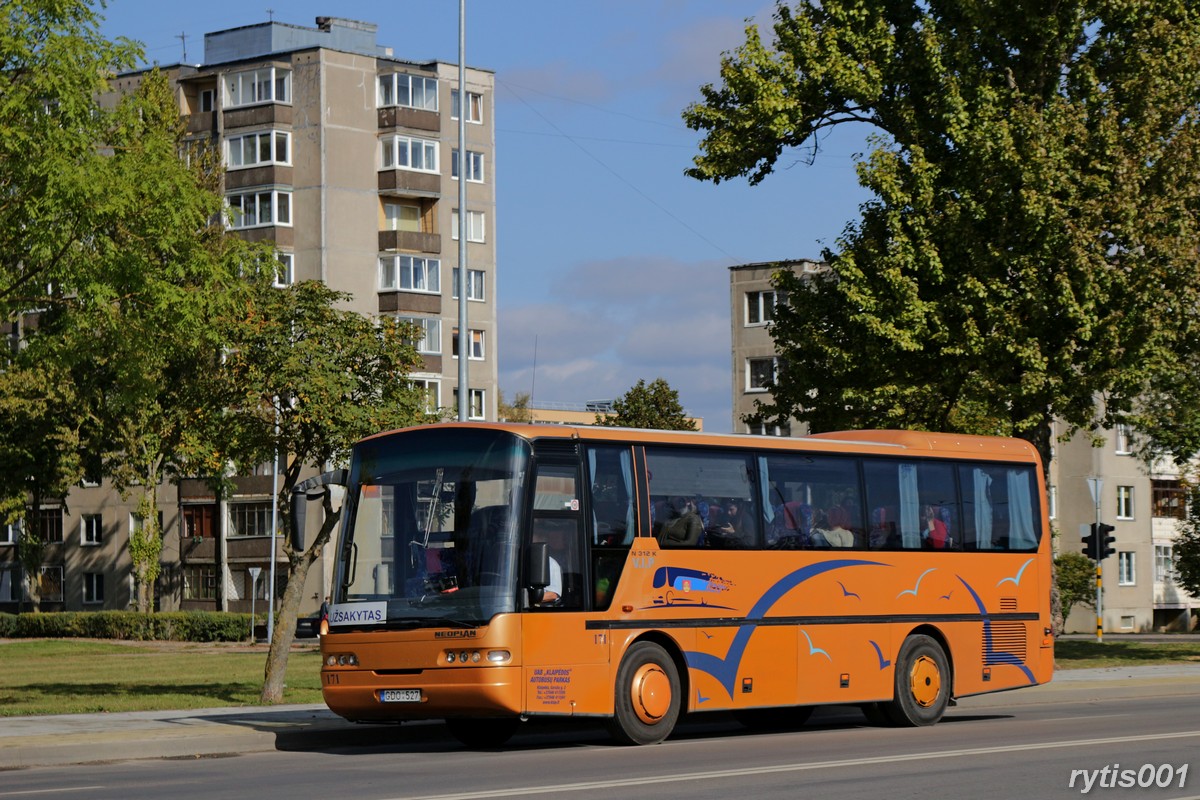 Клайпеда, Neoplan N312K Euroliner № 171