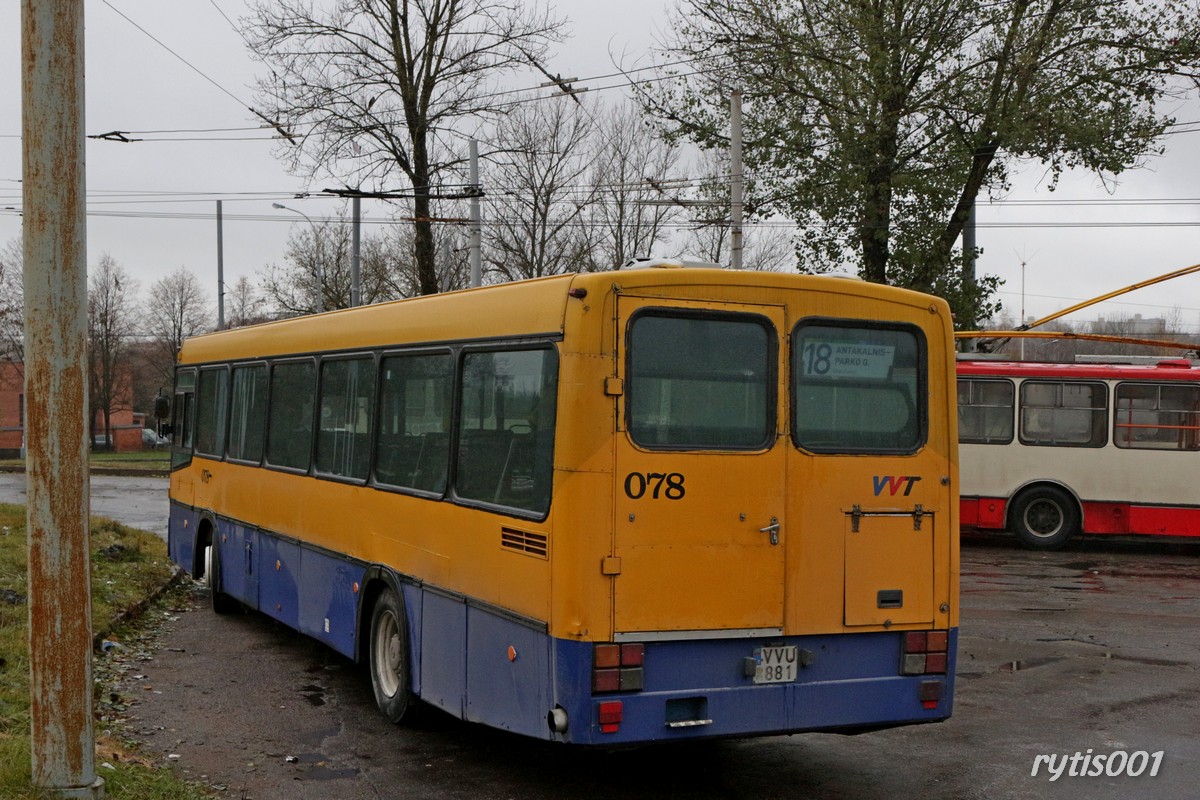 Вильнюс, Mercedes-Benz O405 № 078