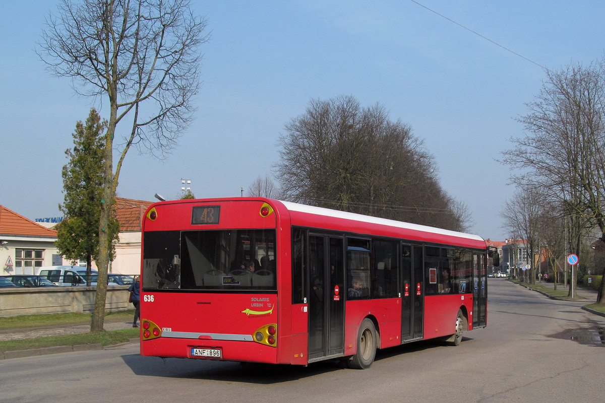 Kaunas, Solaris Urbino II 12 # 636