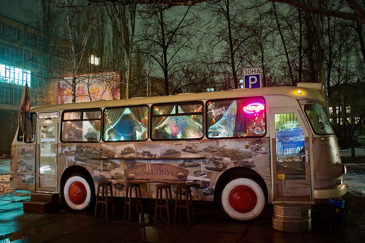 Kyiv, LAZ-695М No. КОФЕЙБУС