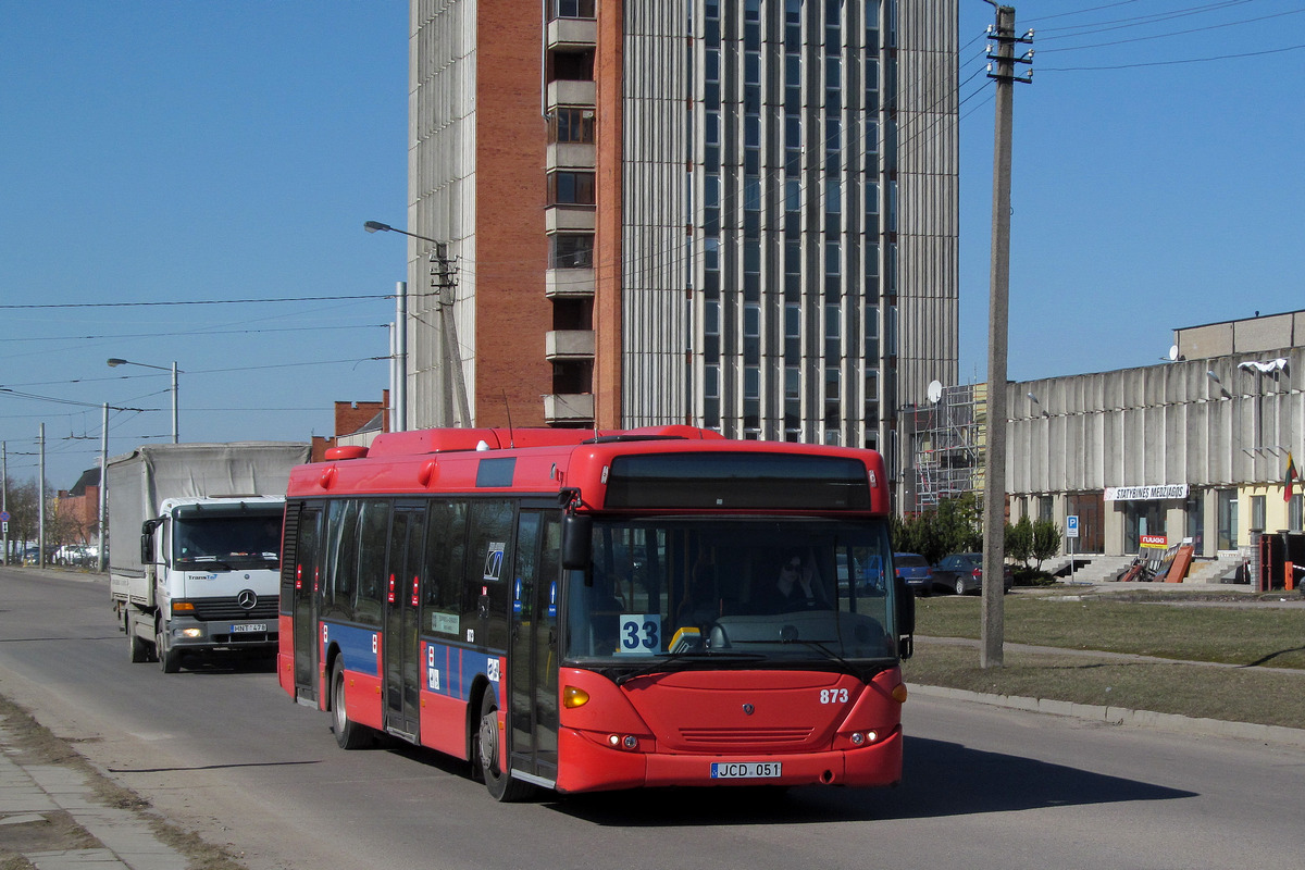 Kaunas, Scania OmniCity CN230UB 4x2EB # 873