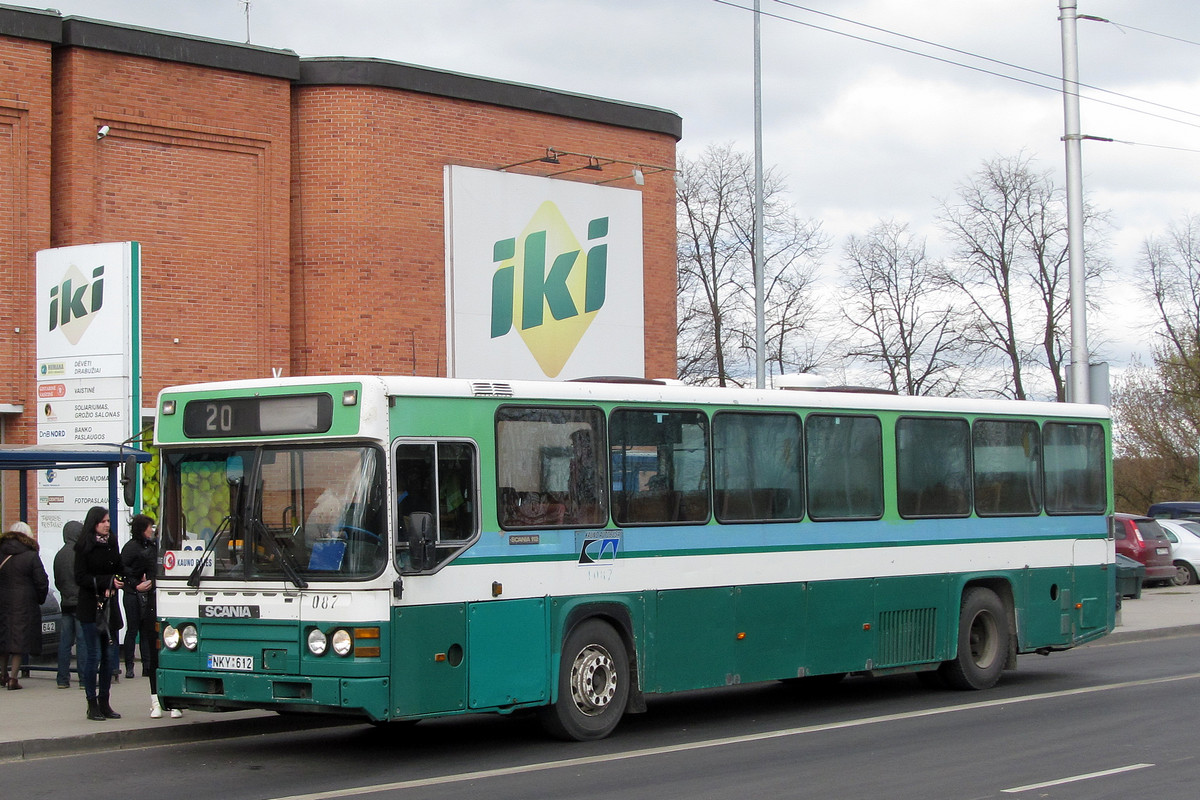Kaunas, Scania CN112CL # 087