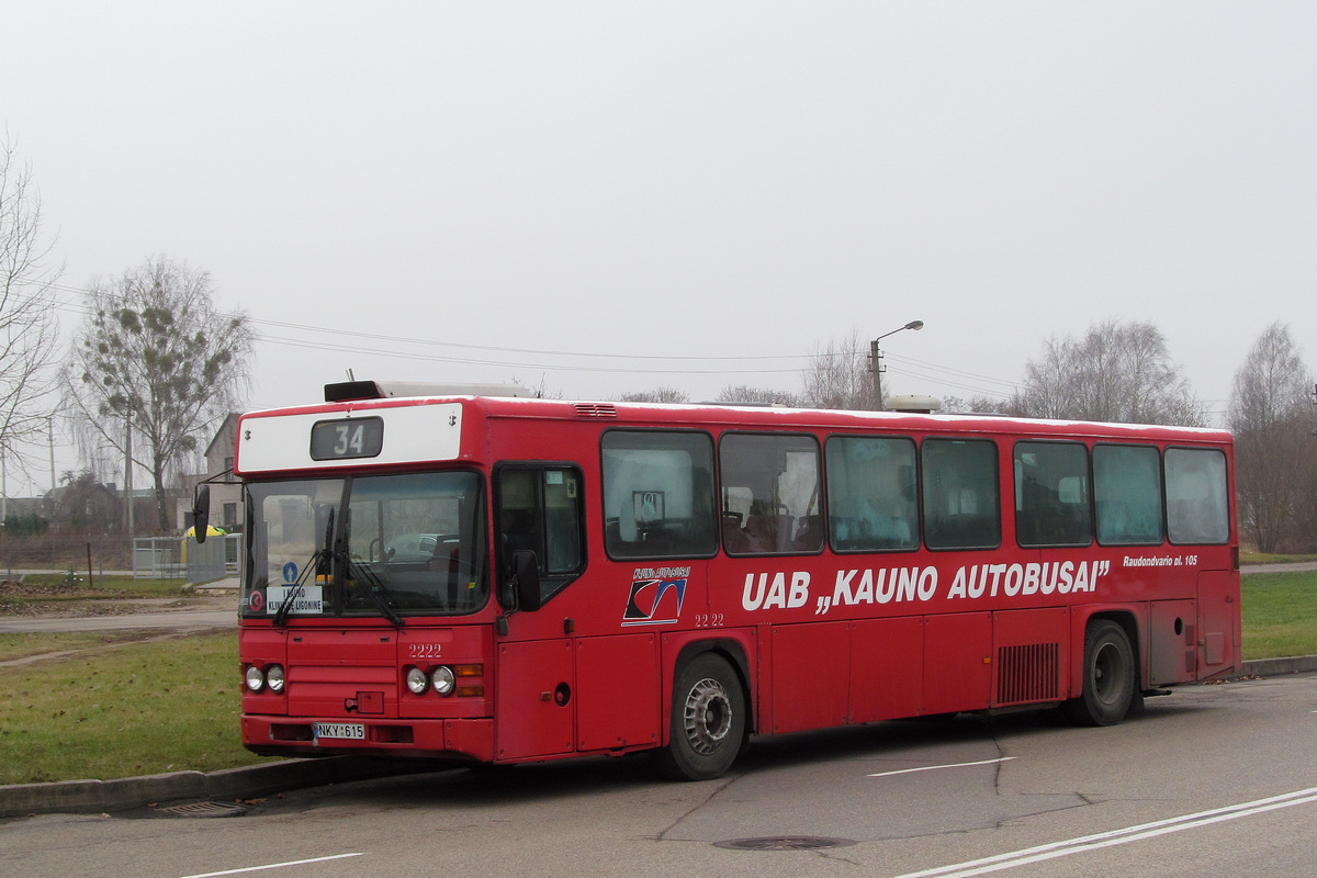 Kaunas, Scania CN112CLB # 222