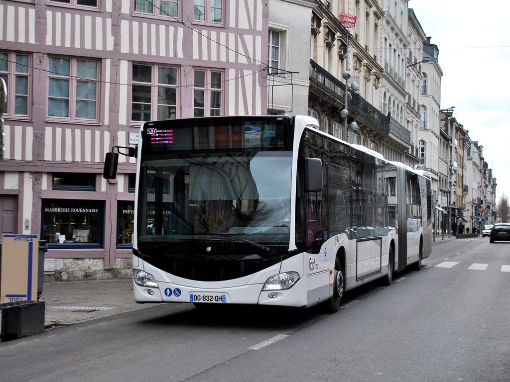 Rouen, Mercedes-Benz Citaro C2 G No. 5201