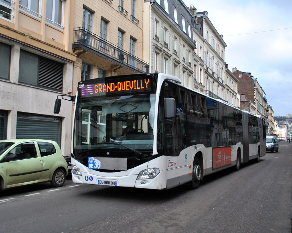 Rouen, Mercedes-Benz Citaro C2 G # 5206