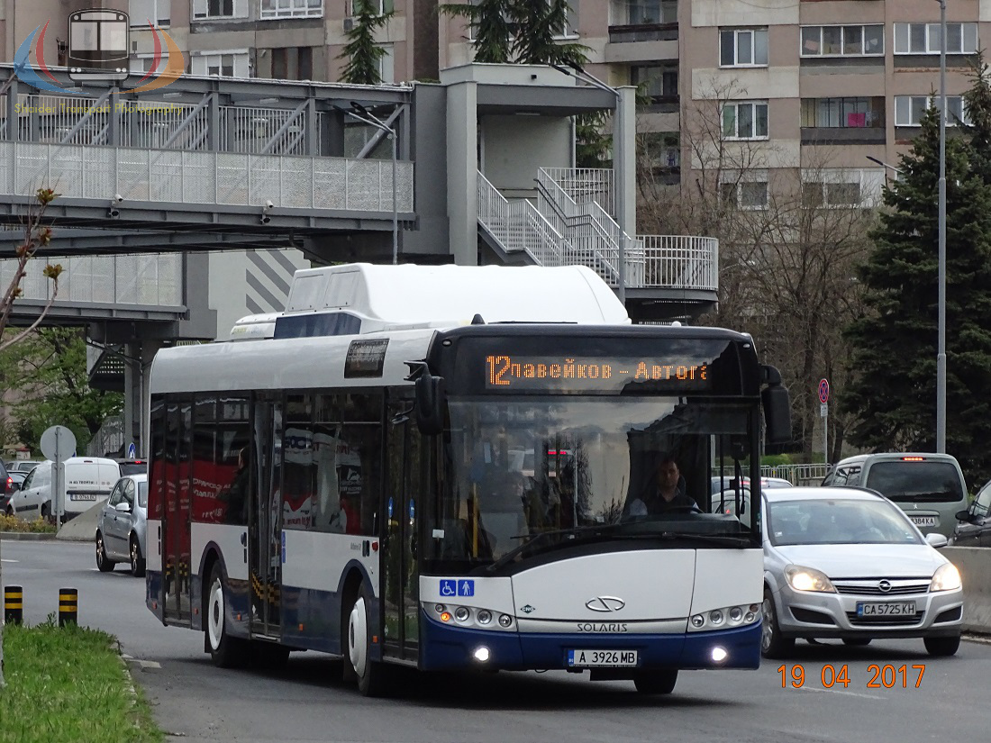 Burgas, Solaris Urbino III 12 CNG # А 3926 МВ
