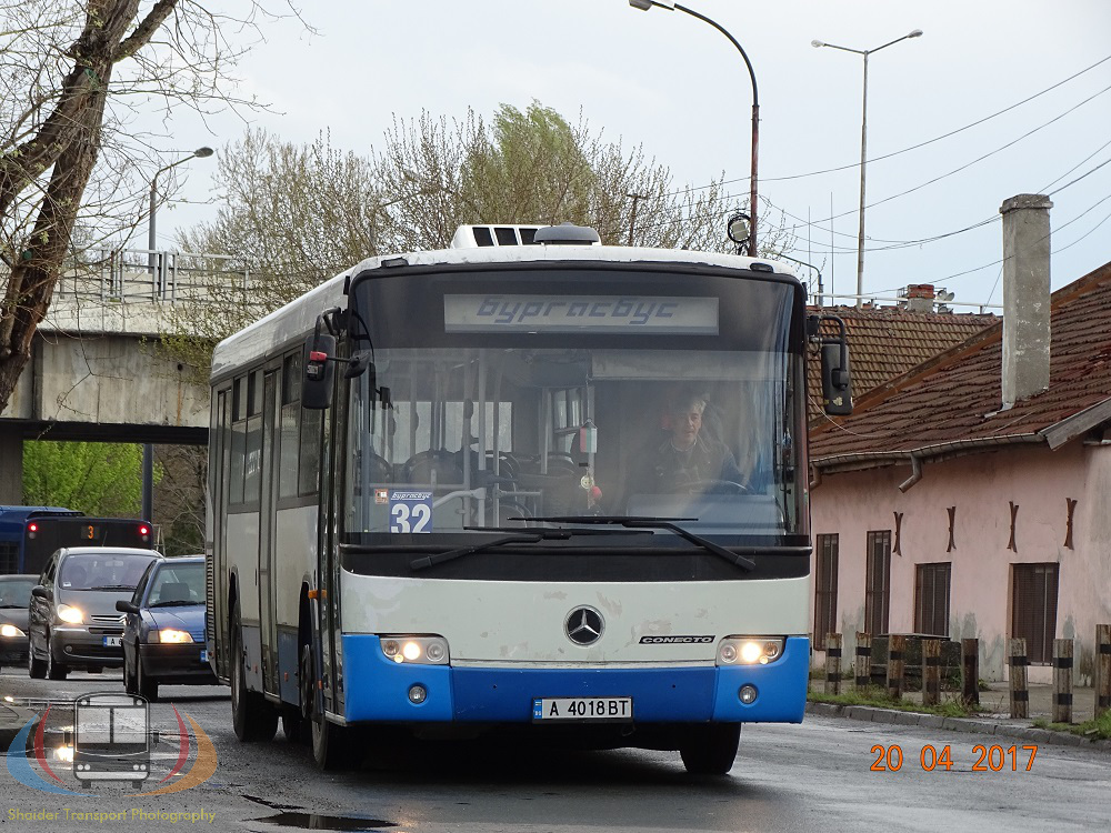 Burgas, Mercedes-Benz O345 Conecto I C №: А 4018 ВТ