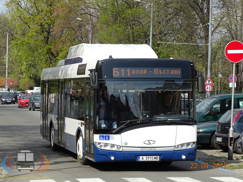 Бургас, Solaris Urbino III 12 CNG № А 3915 МВ