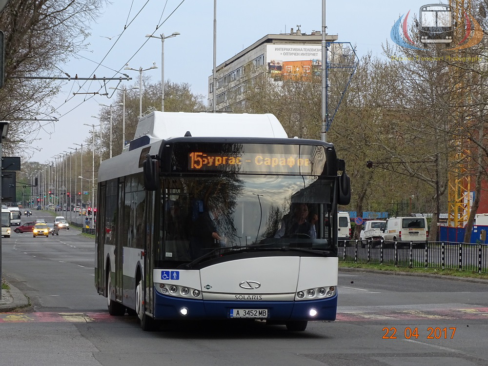Burgas, Solaris Urbino III 12 CNG # А 3452 МВ