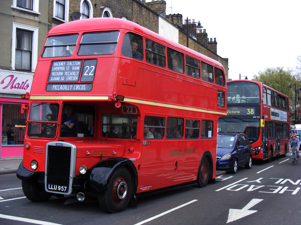 London, Leyland Titan 6RT # RTW467