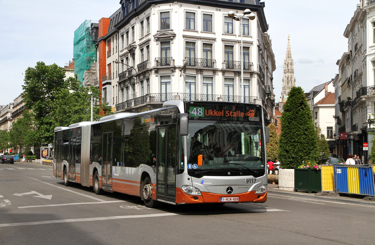 Brussels, Mercedes-Benz Citaro C2 G # 9117