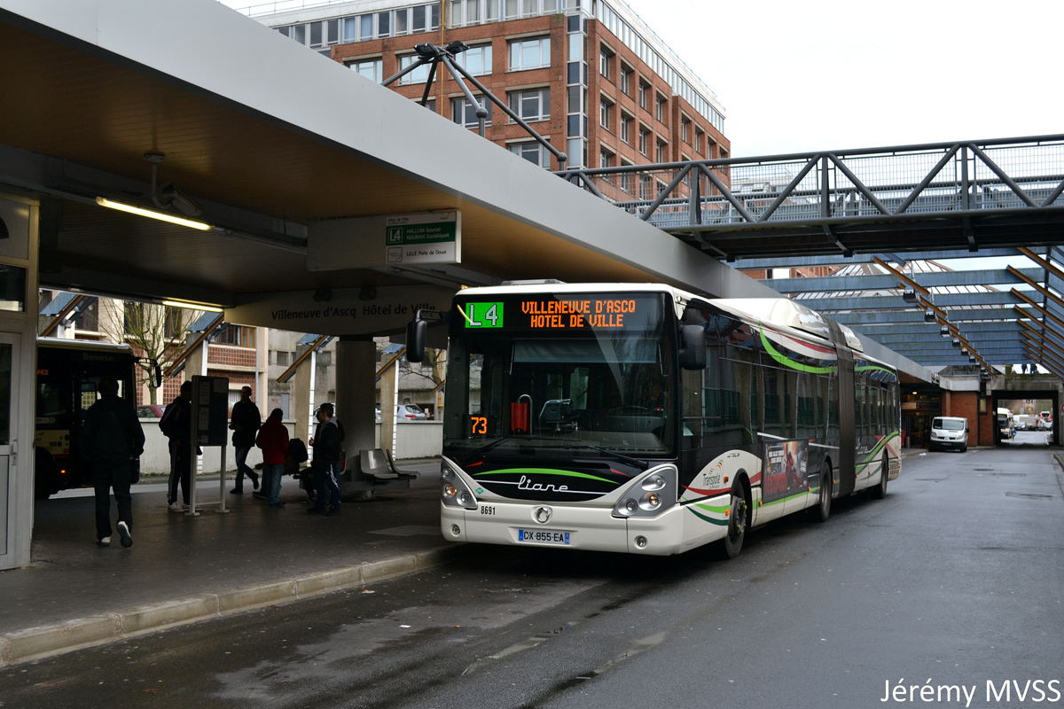 Lille, Irisbus Citelis 18M CNG # 8691
