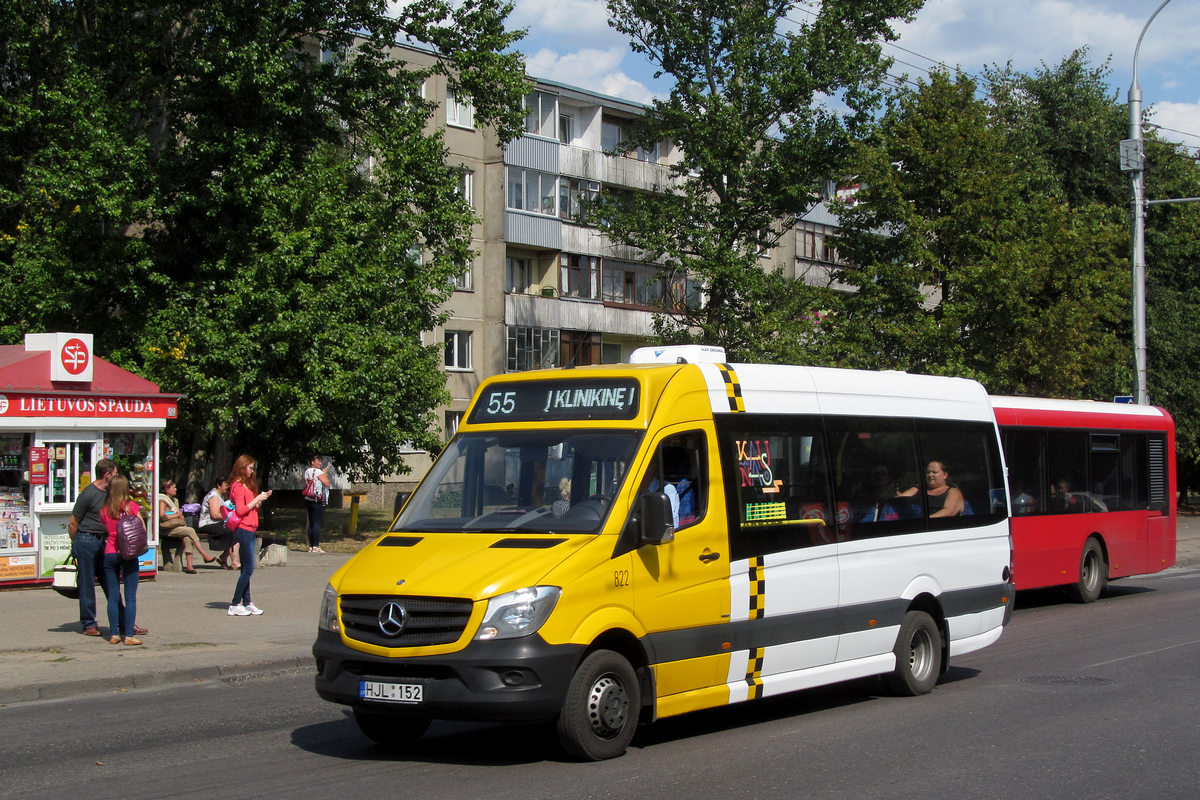 Каунас, Altas Cityline (MB Sprinter 516CDI) № 822