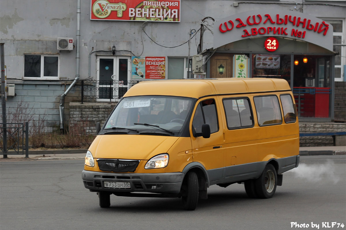 Pskov, GAZ-3221* # В 753 ВМ 60