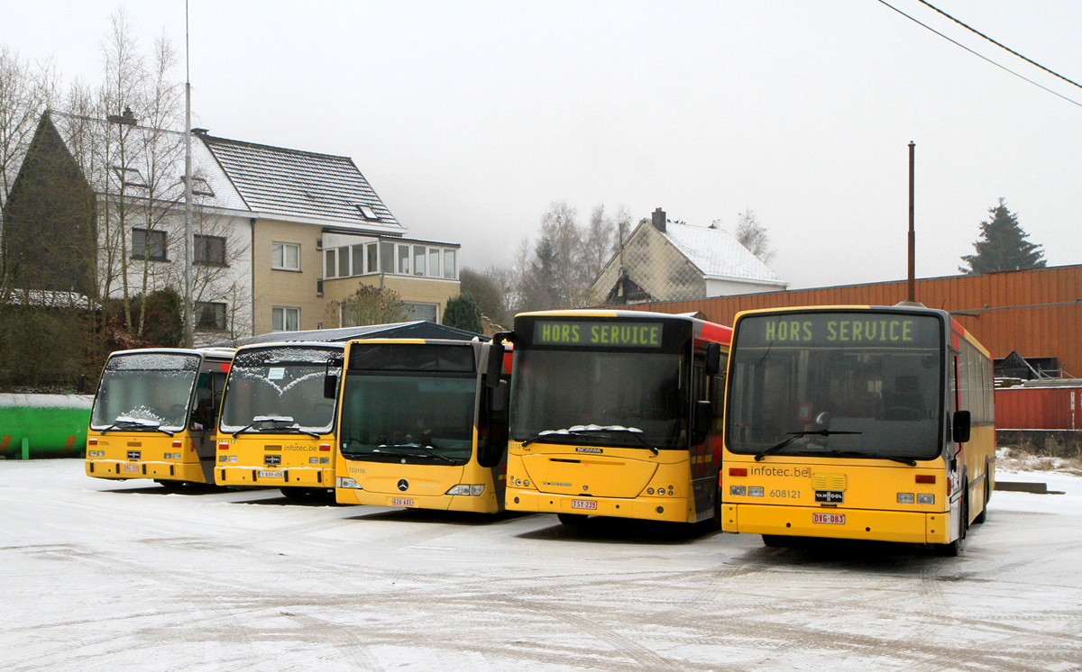 Liège, Van Hool A600 # 608121; Liège — Miscellaneous photos