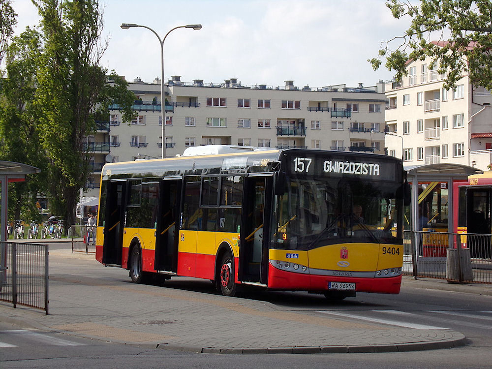 Warsaw, Solaris Urbino III 12 Hybrid No. 9404