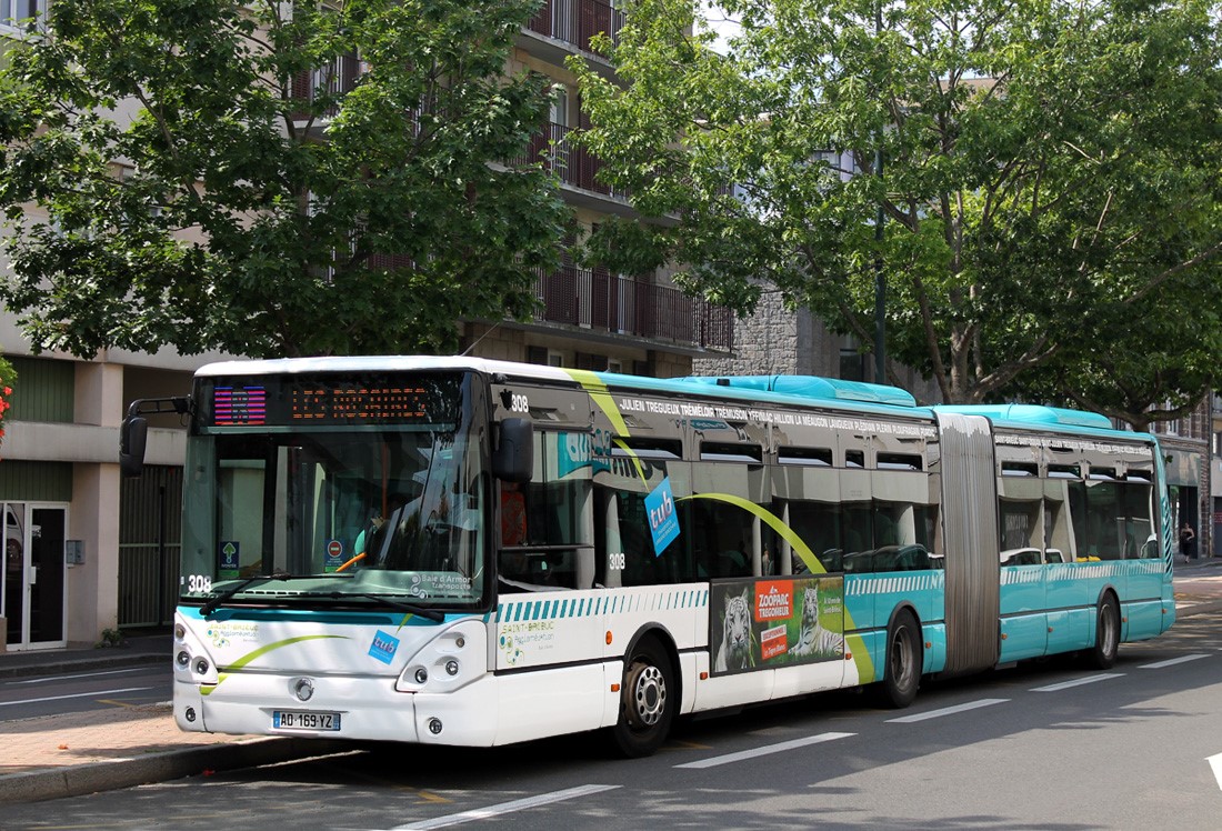 Saint-Brieuc, Irisbus Citelis 18M # 308