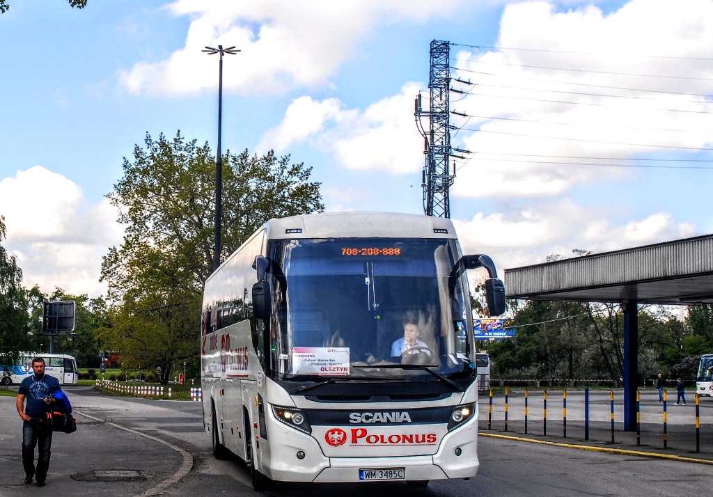 Warsaw, Scania Touring HD (Higer A80T) nr. I029