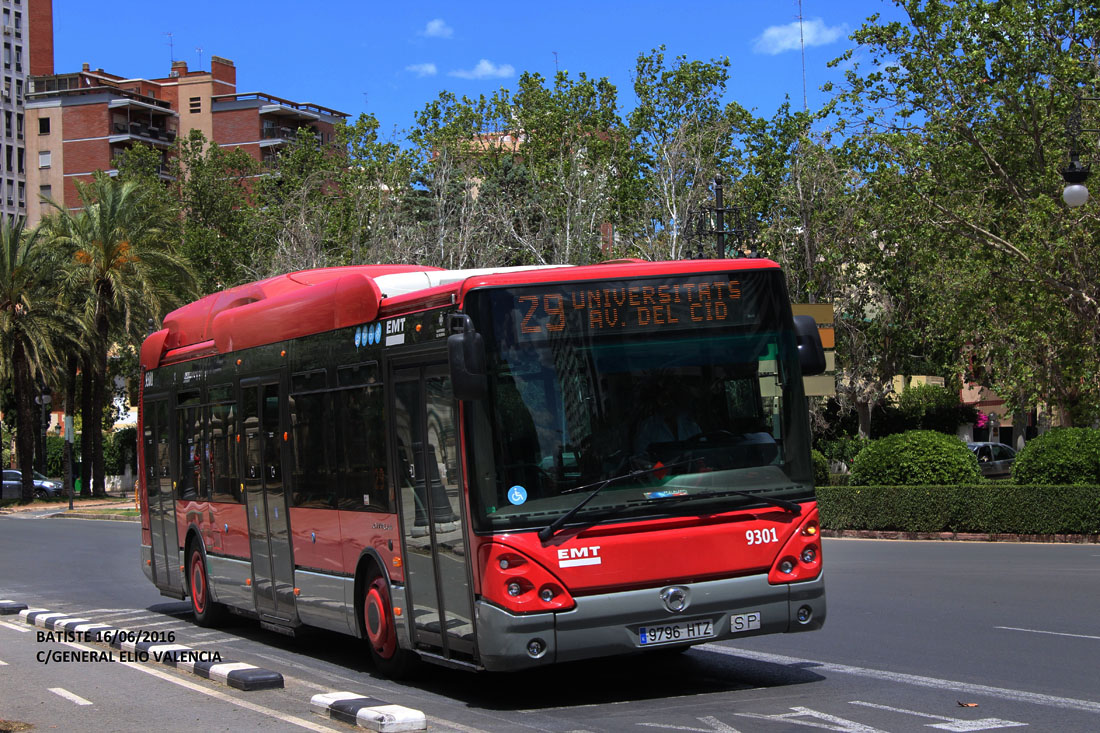 Valencia, Irisbus Citelis 12M Hybrid # 9301