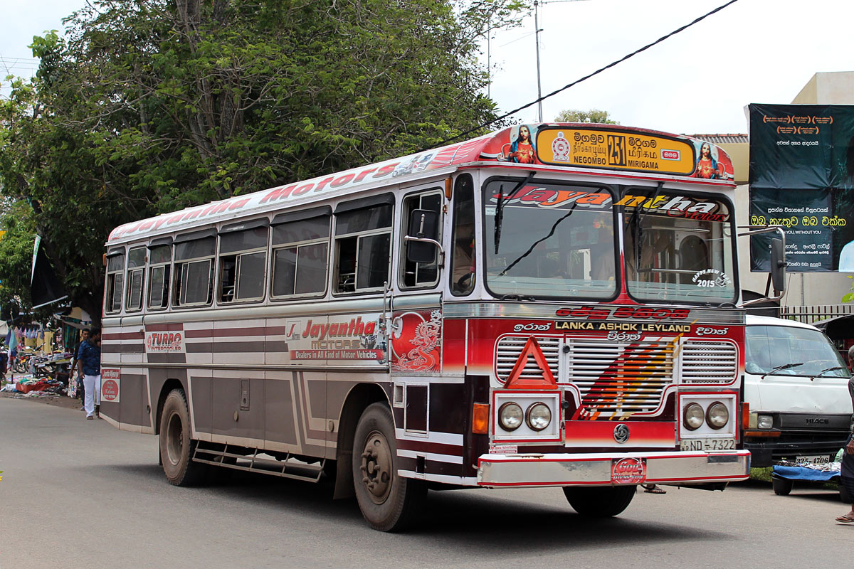 Negombo, Lanka Ashok Leyland # ND-7322