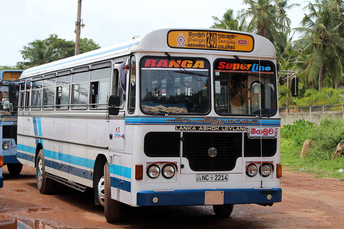 Negombo, Lanka Ashok Leyland č. NC-2214