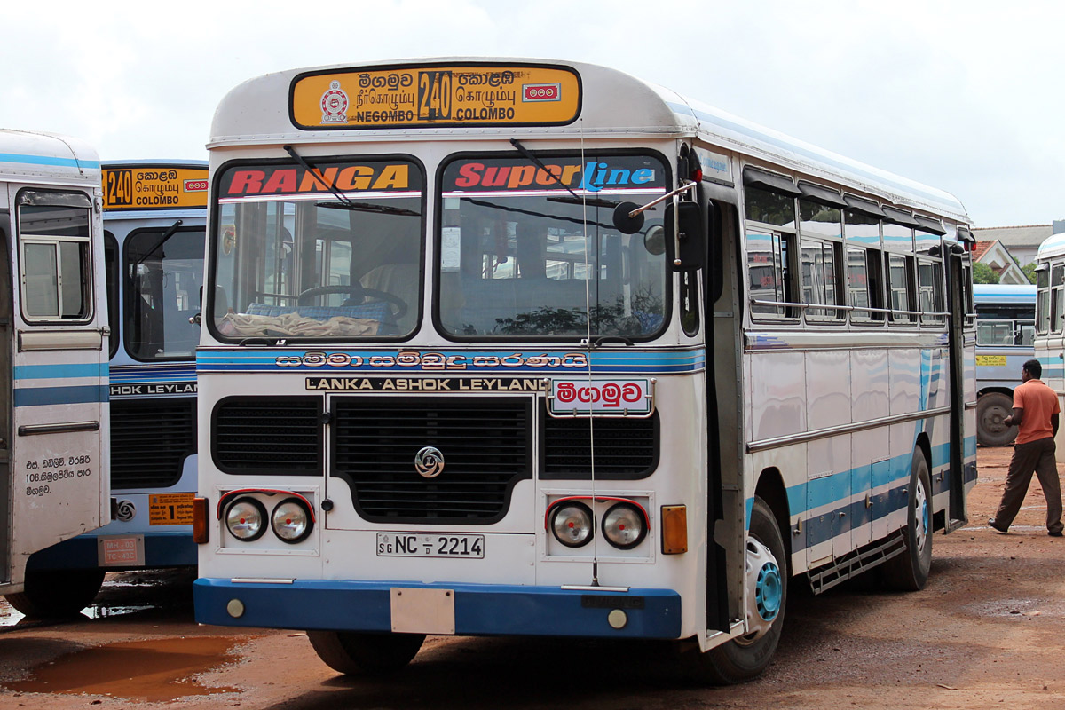 Negombo, Lanka Ashok Leyland # NC-2214