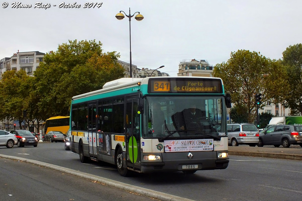 Париж, Irisbus Agora S № 7885